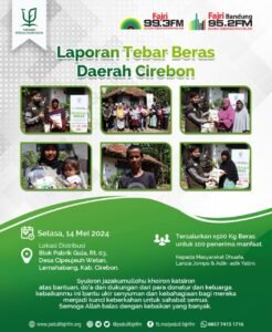 Gambar. Tebar Beras Daerah Cirebon - www.pedulifajrifm.org